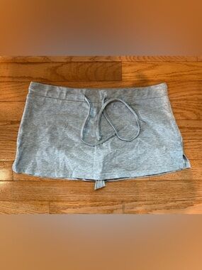 Edikted Skort Womens medium grey Mini Skirt Shorts